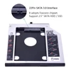 CHIPAL Aluminum SATA 3.0 2nd 9.5mm HDD Caddy for 2.5