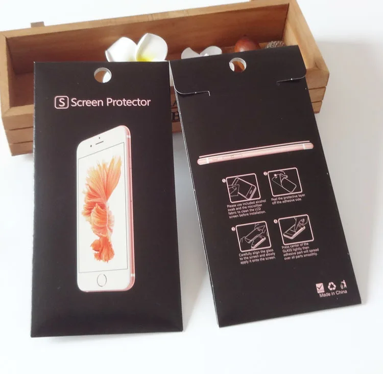 500 шт. оптом для iphone 7 6 6S Samsung S7 S6 защита экрана из закаленного стекла Универсальная
