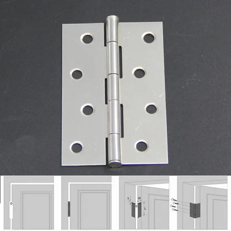 1,5/2/2,5/3/4 дюйма шарнир Нержавеющая сталь щиток петля счетчик задней заслонкой backflap шарнир двери шкаф мебель аксессуары 1 шт