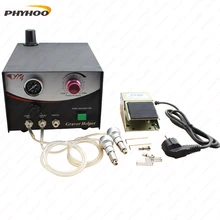 Pneumatic Engraving Machine Graver Helper Jewelry Engraver Mate Double Ended 2 Hand Pieces 220/110V