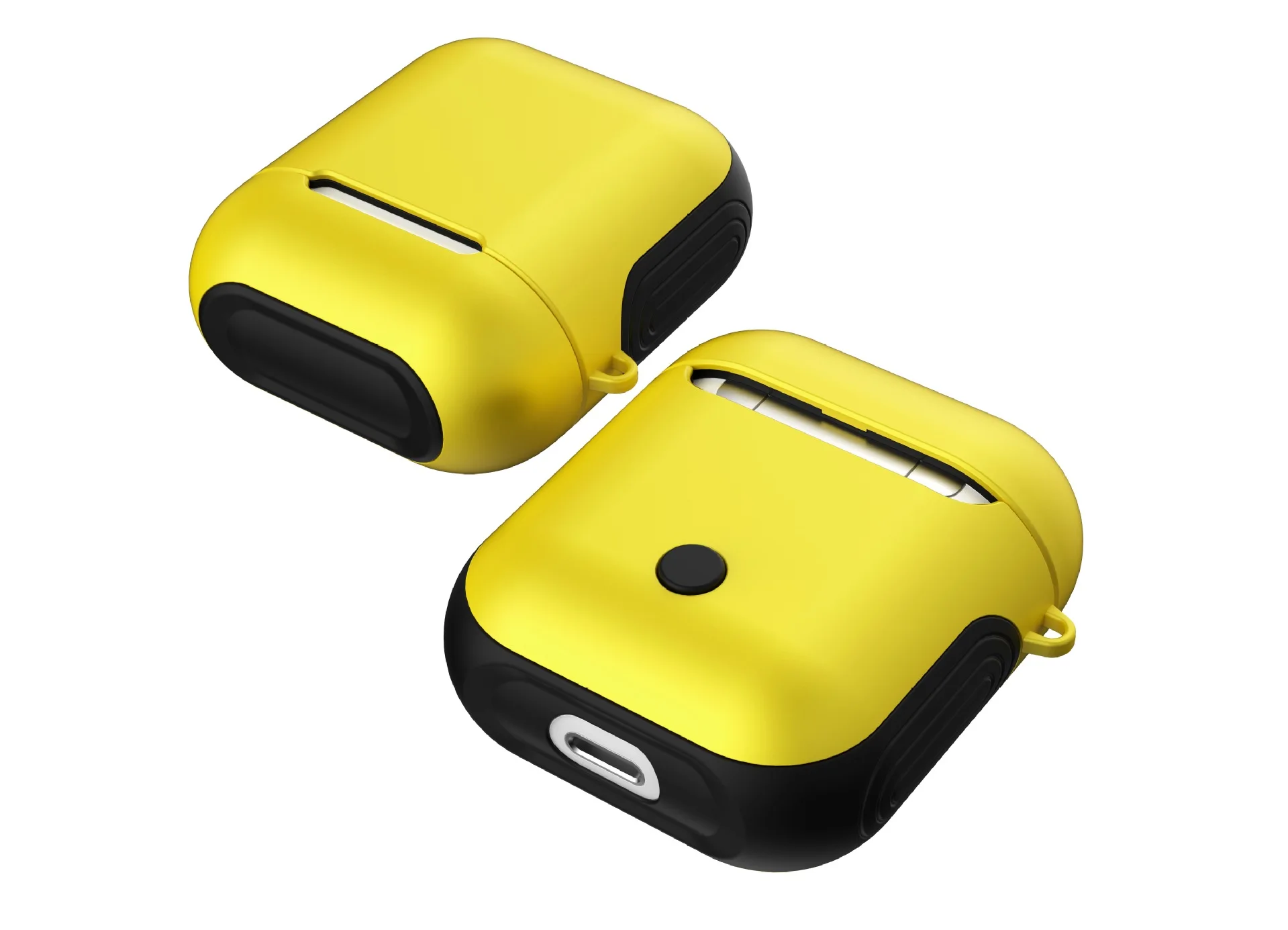 Силиконовый чехол для Airpods Чехлы мягкие из кожи TPU+ PC двойной слой Броня чехол для Apple Airpods силиконовые чехлы