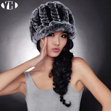 new arrive Winter women real fur hat lady genuine rex rabbit fur Baseball Caps warm fashion natural rabbit fur hats