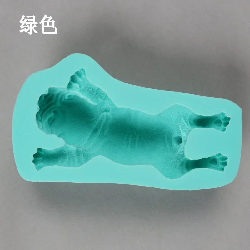 Силиконовая форма Shar Pei для собак 3D животных из эпоксидной смолы инструменты