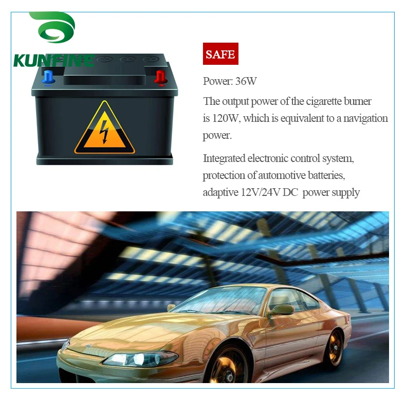 KUNFINE DC 12V24V 110-240V AC Car Refrigerator Multi-Function Fridge Compressor Vehicel Protable Refrigerator Freezer Cooler PDC-16-1 (7)