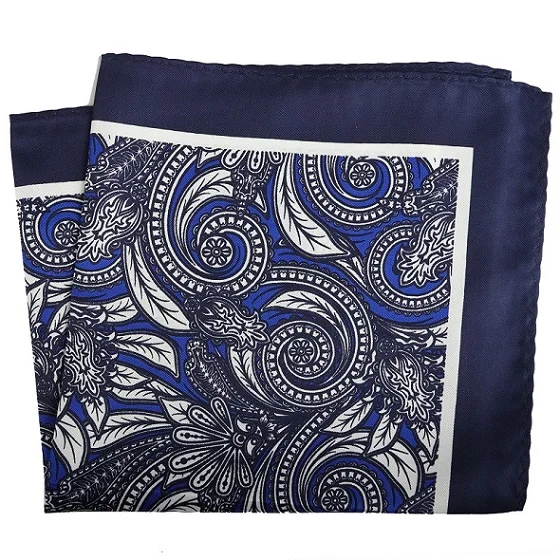 PH101 Pocket Square Портной Смит мужской Карманный квадратный модный роскошный большой размер 33x33 см костюм платок цветочный узор Пейсли Карманный платок - Цвет: PH101 Pocket Square