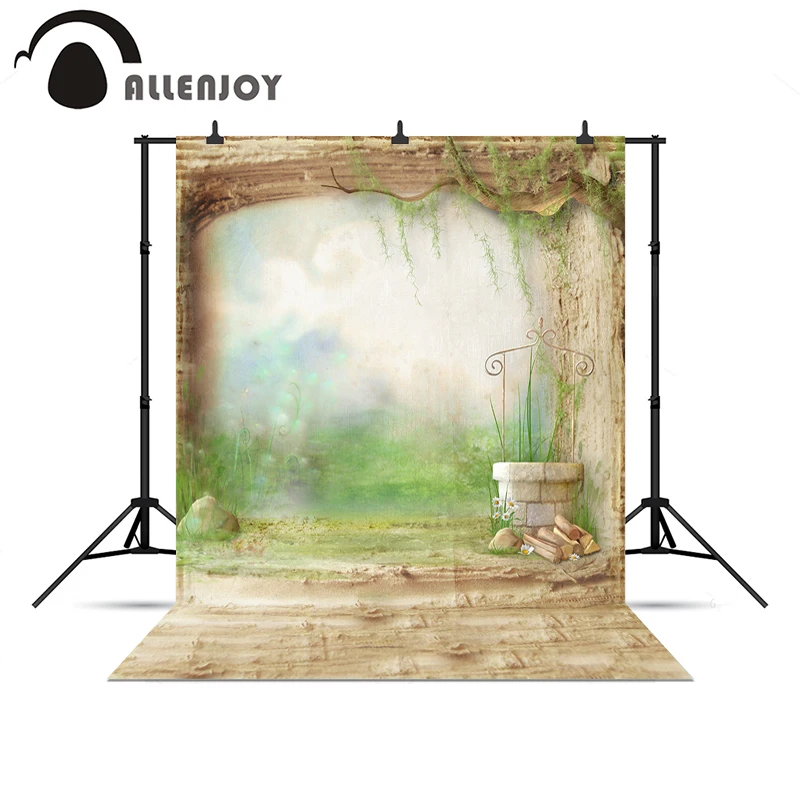 Allenjoy фон для фотосъемки с изображением загородной страны чудес лужайки детский профессиональный Фотофон Рождественский Фотофон