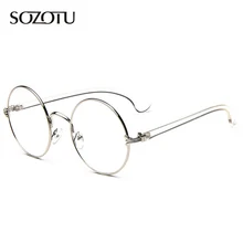 Оптическая оправа для очков, женские круглые винтажные компьютерные очки, оправа для очков, женские прозрачные линзы, Armacao de YQ220