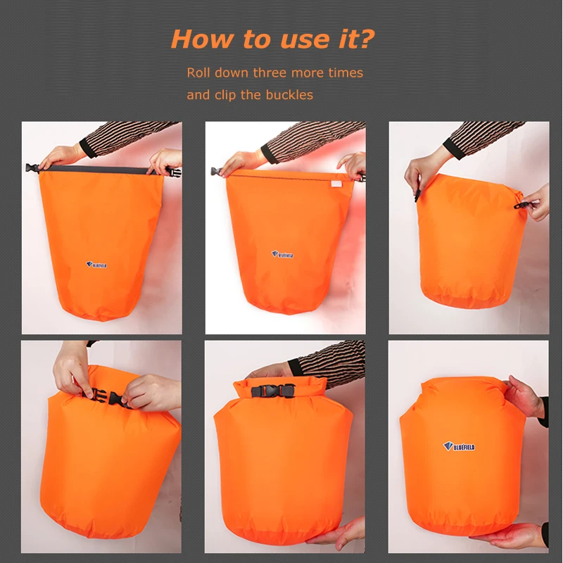 10L 20L bolsa seca impermeable paquete saco natación Rafting kayak río Trekking flotante vela Canoing bote resistencia al agua 10L 20L bolsa seca impermeable paquete saco natación Rafting kayak río Trekking flotante vela Canoing bote resistencia al agua