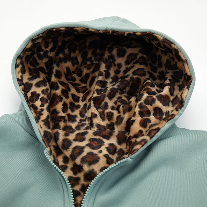 New jacket winter ladies hooded Sweatshirt plus velvet thick double warm fleece casual long-sleeved solid coat Harajuku hoodie New jacket winter ladies hooded Sweatshirt plus velvet thick double warm fleece casual long-sleeved solid coat Harajuku hoodie