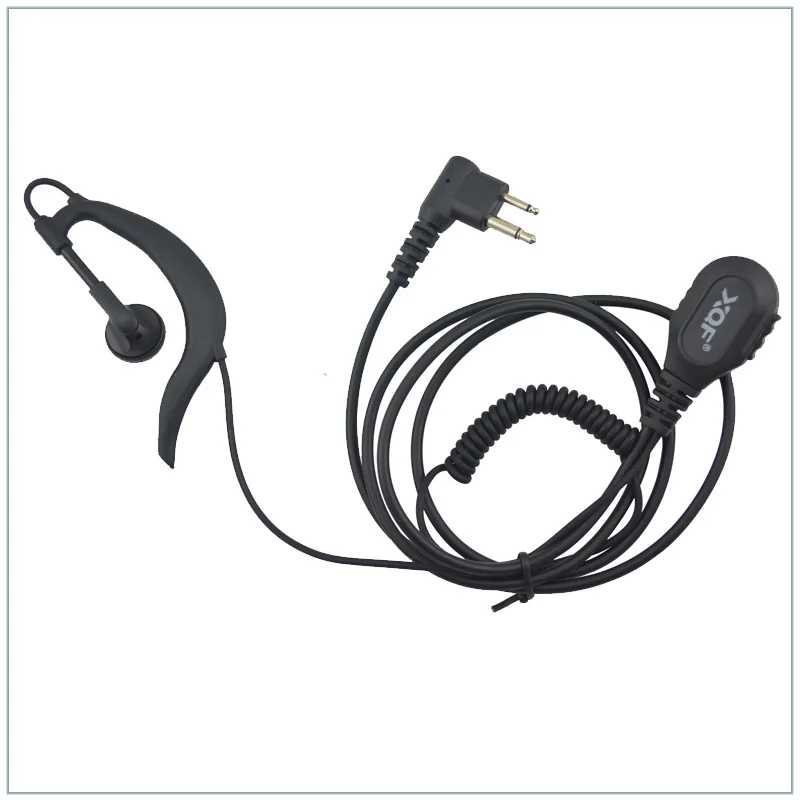 

M Plug G-hook headset Earpiece with finger PTT for Motorola CP200 CT450 P040 GP68,Hytera TC-500, PX-508,Kirisun S780 (M-HS-04)