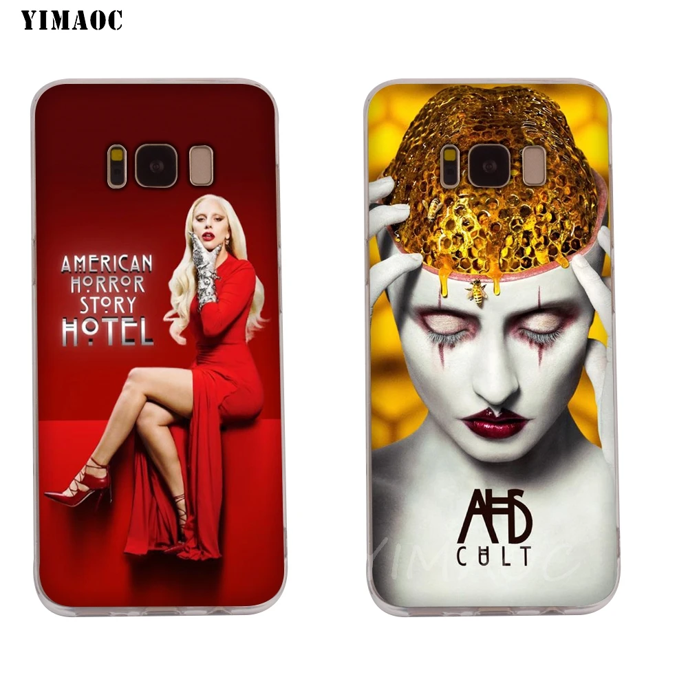 YIMAOC American Horror Story TV Soft Case for Galaxy j3 j5 j6 j7 A5 2016 2017 A6 A9 2018 Note 8 9 S7 edge S8 S9 S10 Plus S10e