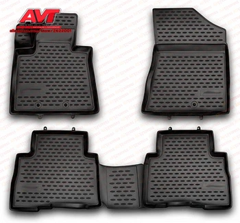 

Floor mats for Kia Sorento 2012-2015 4 pcs rubber rugs non slip rubber interior car styling accessories