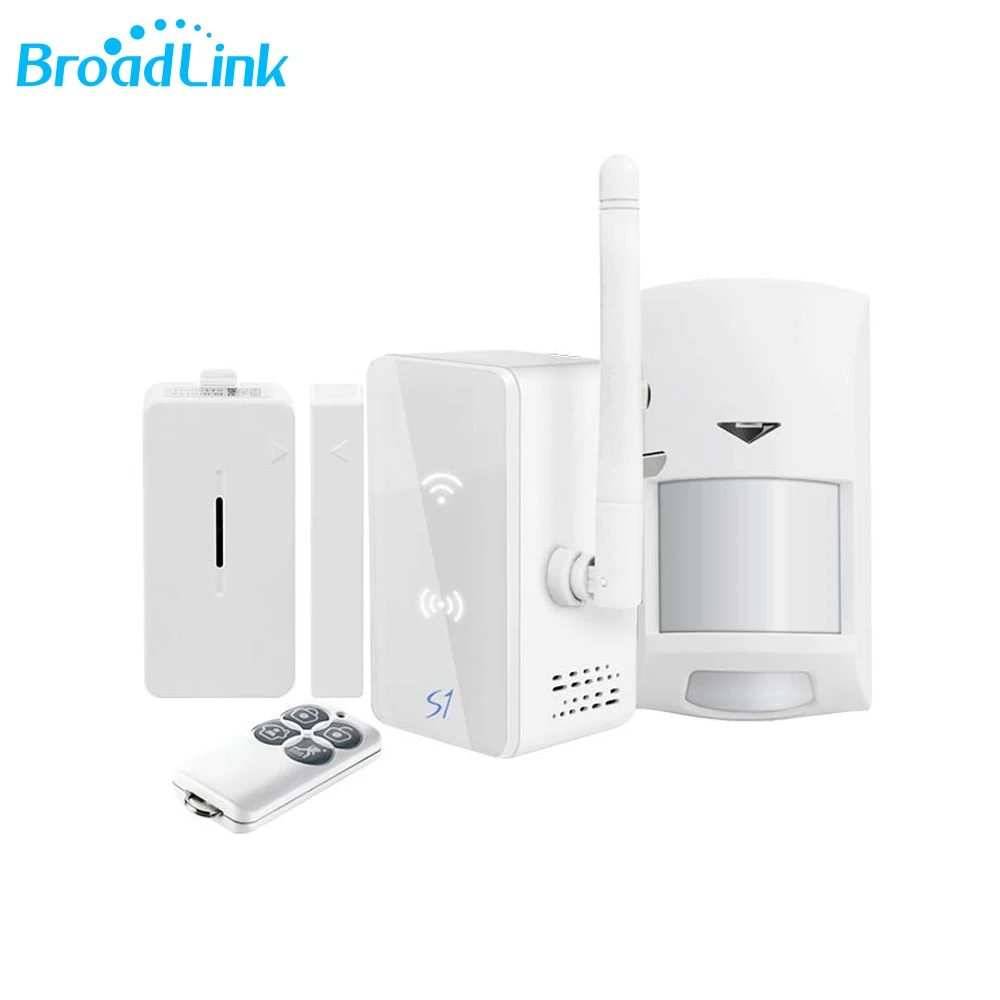 

Broadlink S2 S1 Hub Kit Security Alarm Detector 433HMz Motion Door Sensor Remote Control for Home Automation Smart House