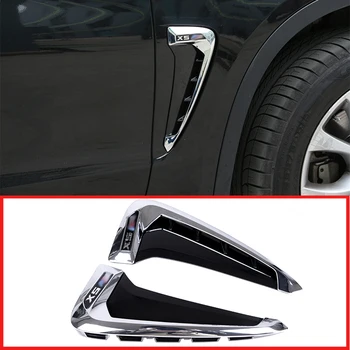 

For BMW X5 F15 X5M LOGO 2014 2015 2016 2017 Car Side Air Flow Fender Cover Trim Sticker Decoration Auto Accessories Car-Styling