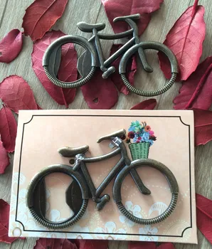 

Free dhl/fedex 1000PCS/LOT vintage bicycle bike shaped wine bottle opener wedding party favor guest gift present