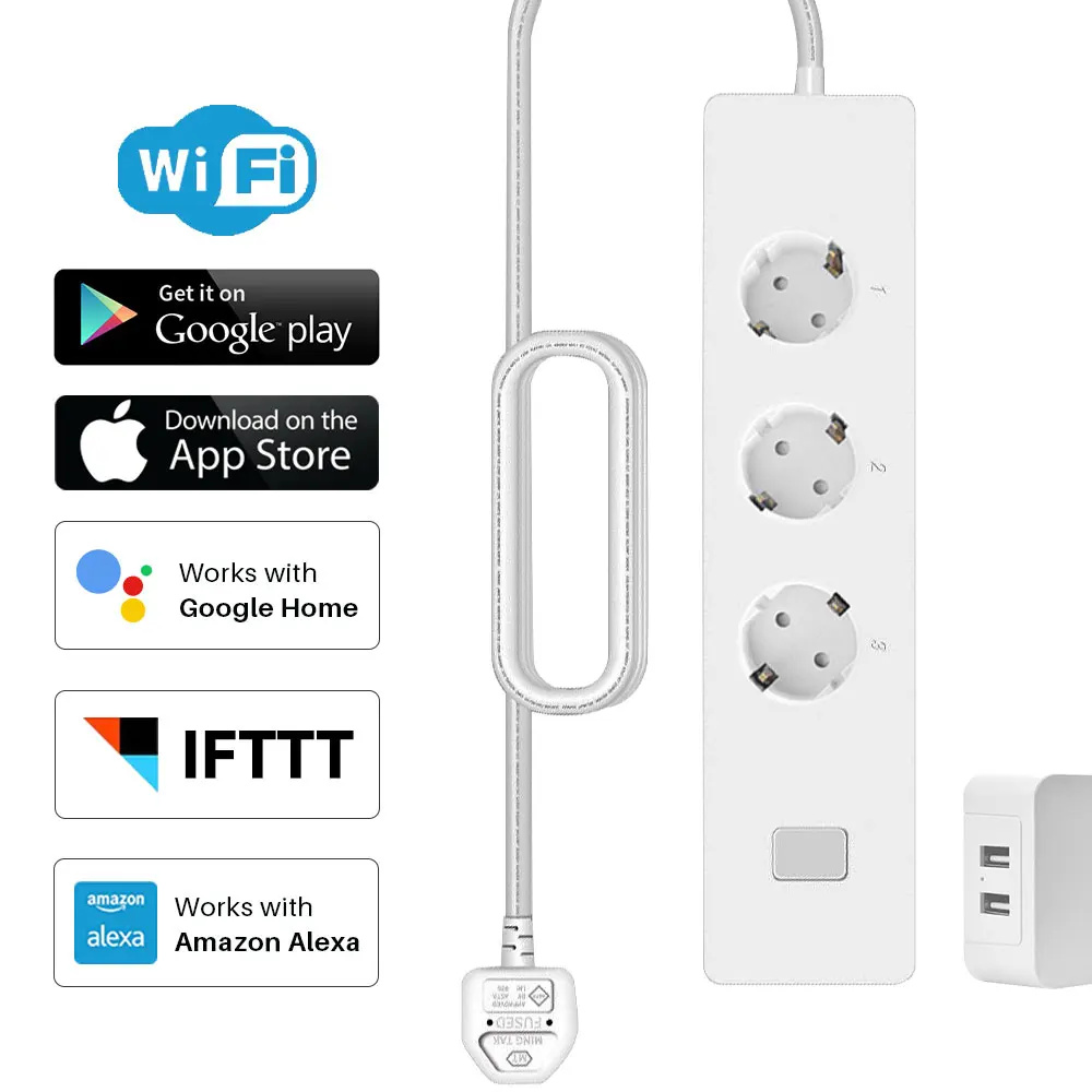 Wifi Smart Power Strip EU Socket(1)