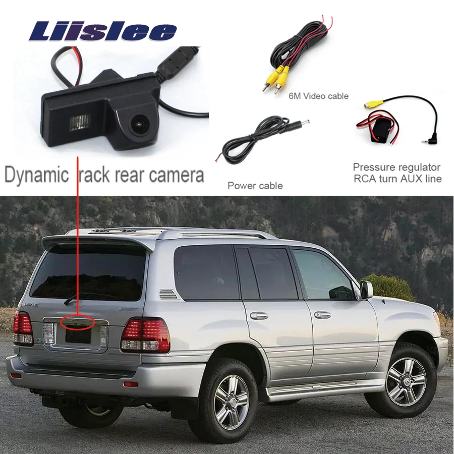 

Liislee For Lexus LX 470 LX470 Car Parking Camera Rear View Camera Reverse Backup Camera + Wide Angle Night Vision