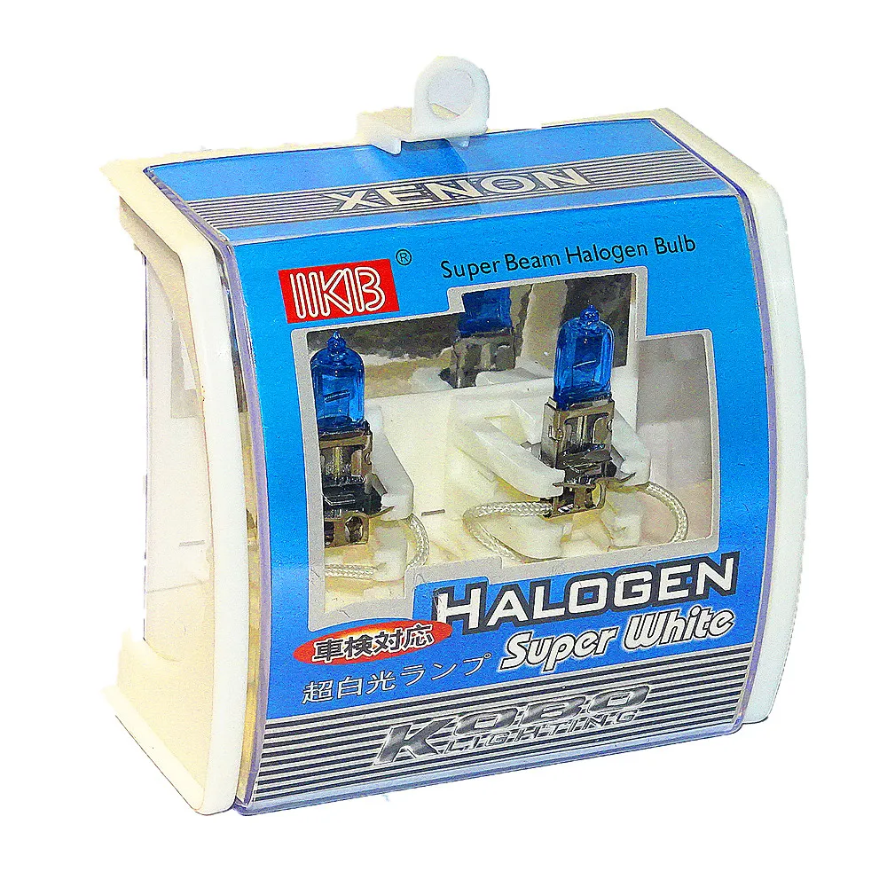 

2Pcs H3 12V 55W Super White 6000K Xenon Halogen Car Head Light Lamp Auto Fog Light Bulbs Automobile Light Sourcing