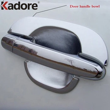 

For Kia Sportage 2007 2008 2009 ABS Chrome Side Door Handel Bowl Cup Cover Trim Sticker Car Styling Exterior Accessories