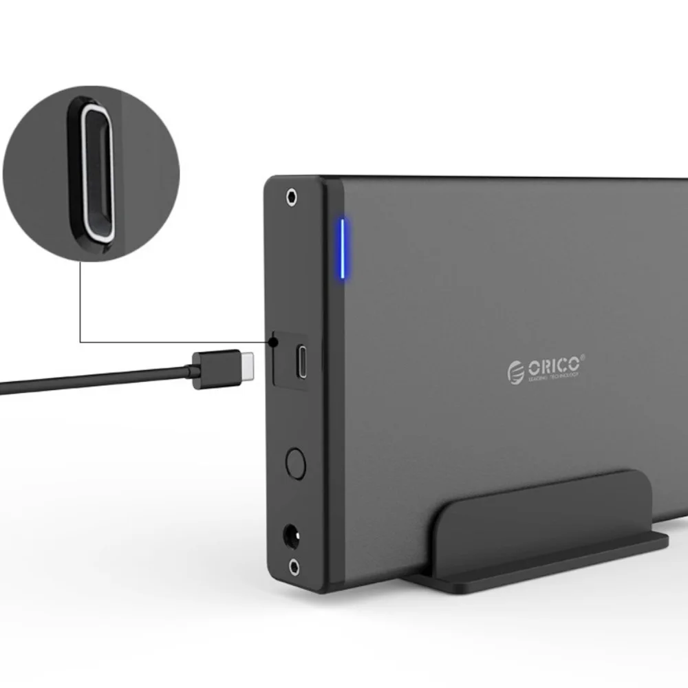  Carcasa de disco duro Universal de 35 pulgadas tipo c externo para ordenador Orico HDD disco duro y
