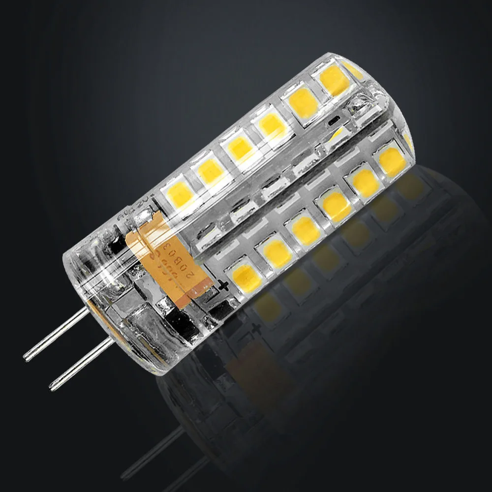 Сменная галогенная Светодиодная лампа G4 SMD 3014 2835 AC DC 12 В 220 3 Вт 5 9 10 20 30 угол