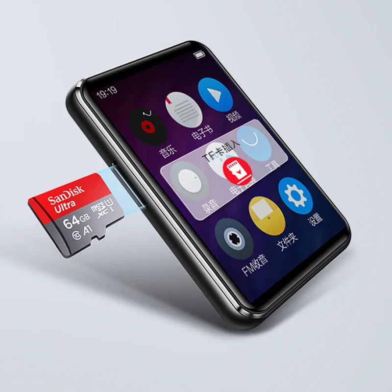 Новинка 2020 г. колонка Benjie X5 Full HD с цветным сенсорным экраном 2 5 дюйма Bluetooth 0 музыка
