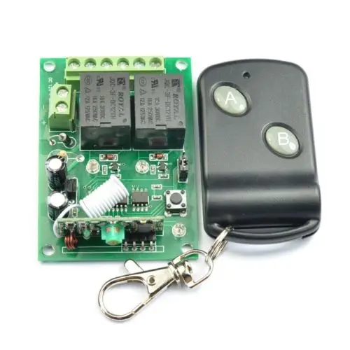 

12V 2CH 200m RF Wireless Remote Control System Control & Switch Transmitter