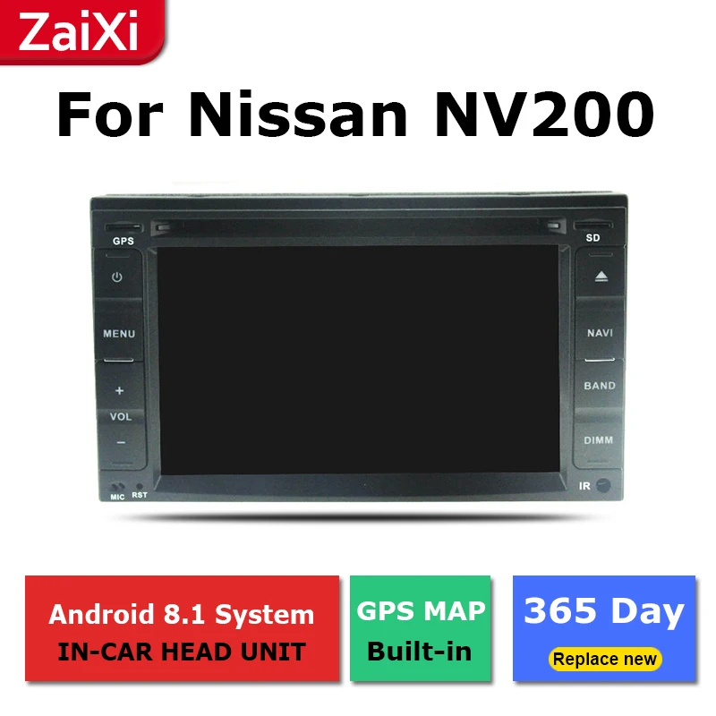 

ZaiXi 2Din For Nissan NV200 Evalia 2010~2018 Car Android Radio Multimedia Player GPS Navigation IPS Screen HiFi WiFi BT