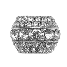 Bling Icy Crystal Car Seat Headrest Collar Decor Car-styling Interior Mouldings Seat Rod Diamond Ring Rhinestone