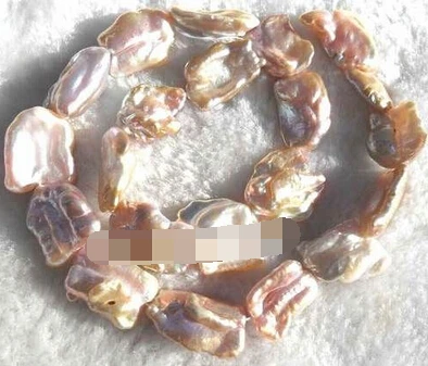 

huij 00666 15-20mm Beautiful Freshwater Pearl Freeform Beads 15