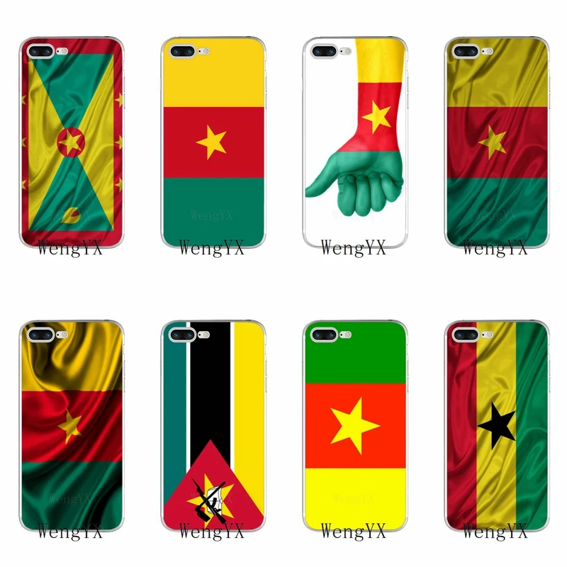 

Cameroon Flag National flag Slim silicone Soft phone case For Huawei P7 P8 P9 P10 P20 pro Lite plus P Smart Mini 2017