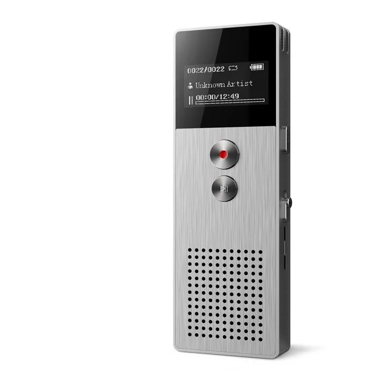 

Mini Digital Voice Recorder Pen for Lectures Meeting Audio Activated 8GB Recorder with MP3 TFCard FM Radio 32GB Expandable
