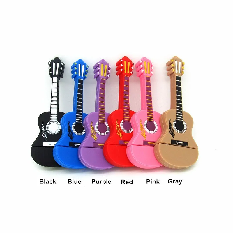 

GIFT Fashion new musical instrument guitar usb flash drive 4GB 8GB 16GB 32GB pen drive 100% real capacity cle usb stick