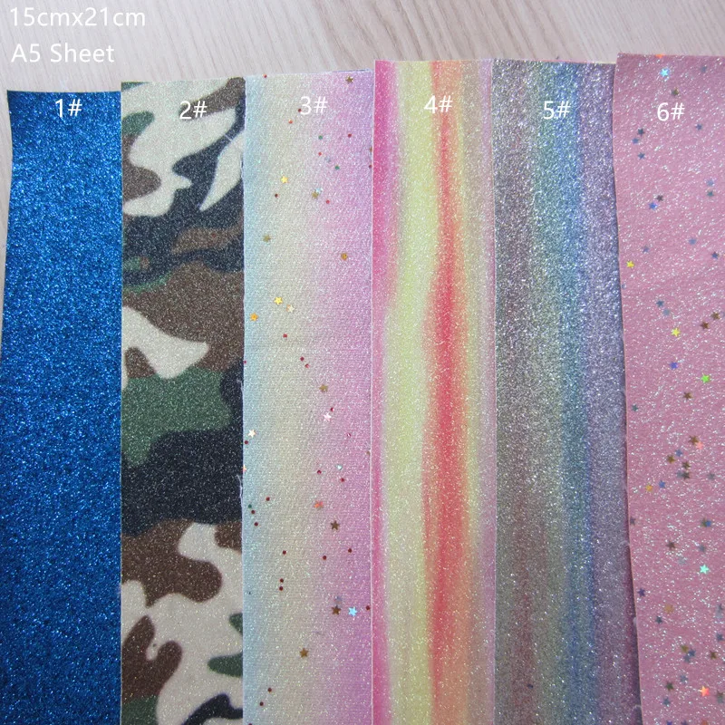 1 шт. лист А5 (8 &quotx 5 5&quot) тонкая блестящая кожа искусственная для рукоделия шитья и