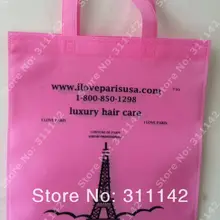 Нетканые сумки, нетканые сумки, сумки для покупок, индивидуальный логотип, по FedEx, 500 шт./лот