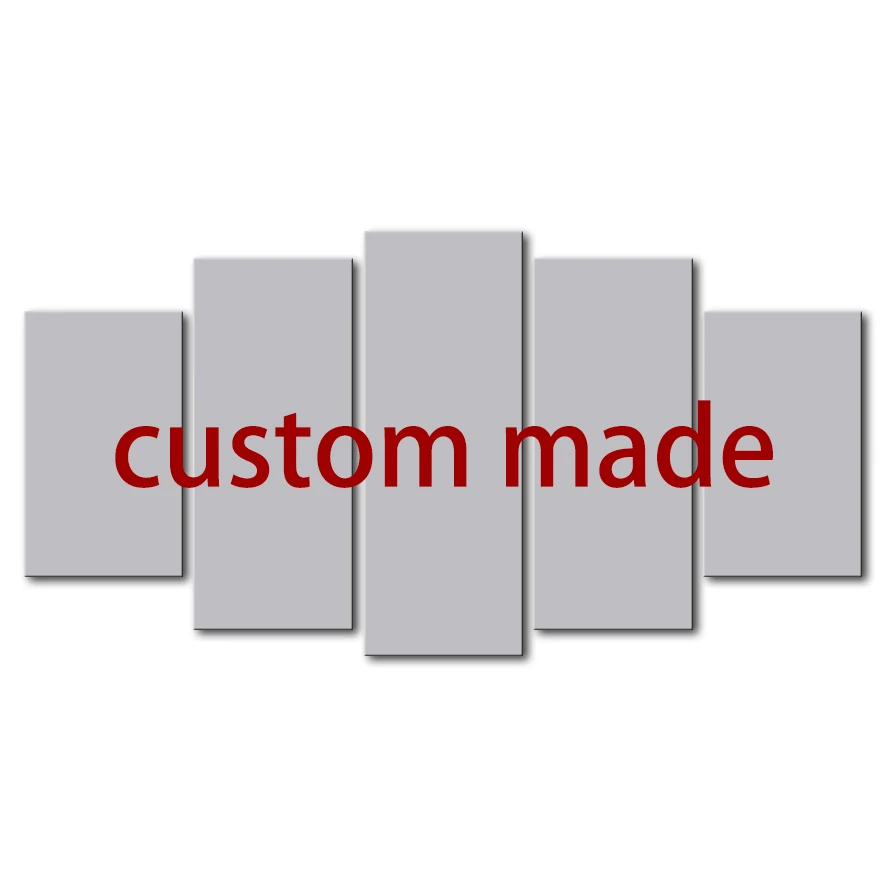 Günstig Wand Kunst Bilder Wohnzimmer Dekor HD Drucke Poster 5 Stück nach Landschaft Malerei Rahmen