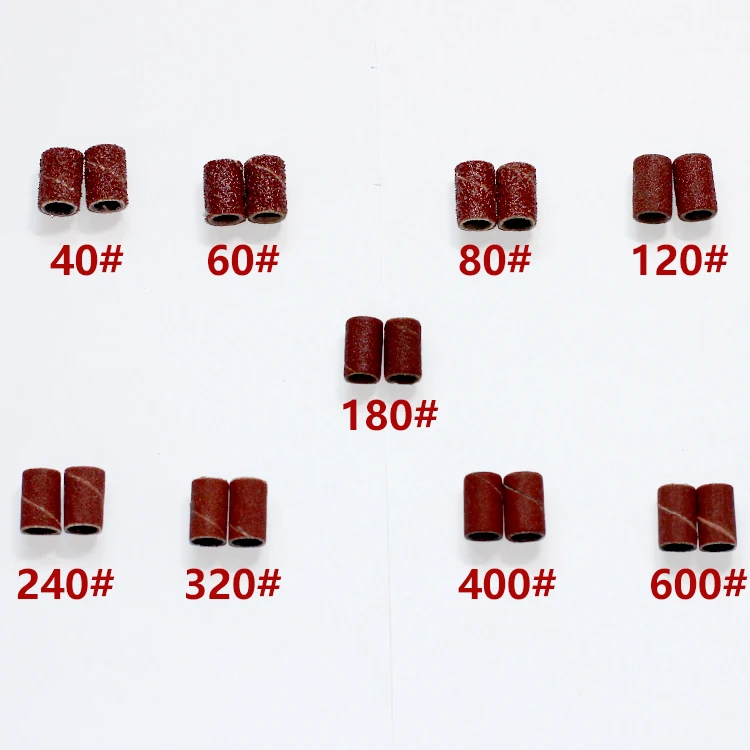 

30pcs Sanding Bands for Manicure Pedicure Nail Power Drill Machine Acrylic Gel Polish Remover Drum Size 80 Nail File Accessories