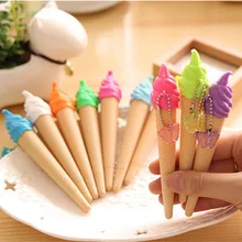 6 шт./лот День святого Валентина подарки/ материал Эсколар/гелевая ручка/мороженое формы ручки/ручки для записи