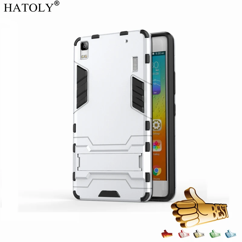 HATOLY для брони чехол lenovo A7000 противоударный робот Гибридный Силиконовый Резиновый
