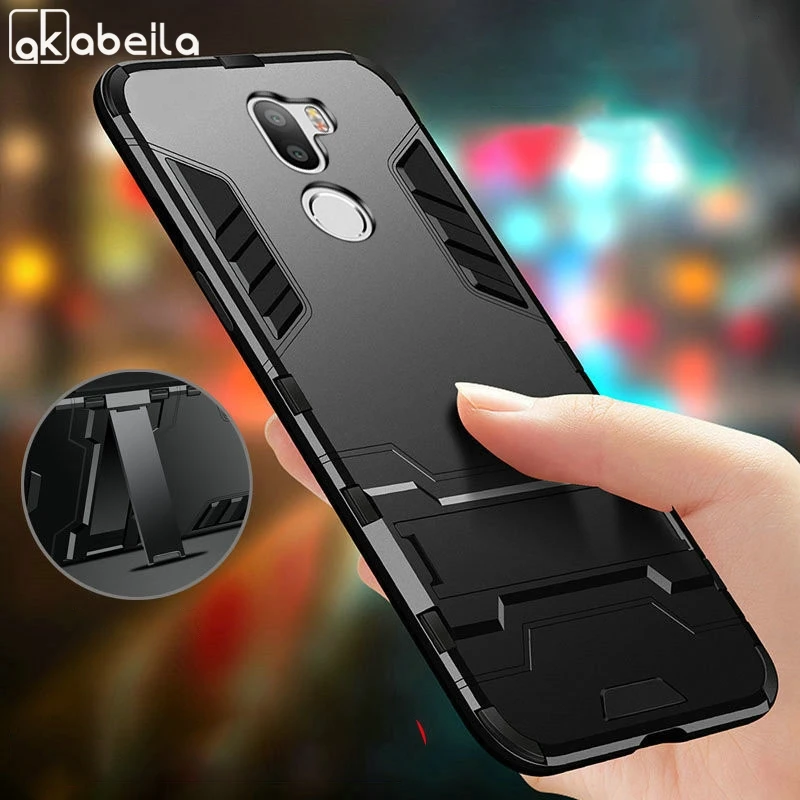 

Phone Case For Xiaomi Redmi K20 Case Redmi Note 7 6 Pro 6A S2 5 Plus Mi A2 Lite 5A 3 4X 4A Pocophone F1 Robot Armor Stand Cover
