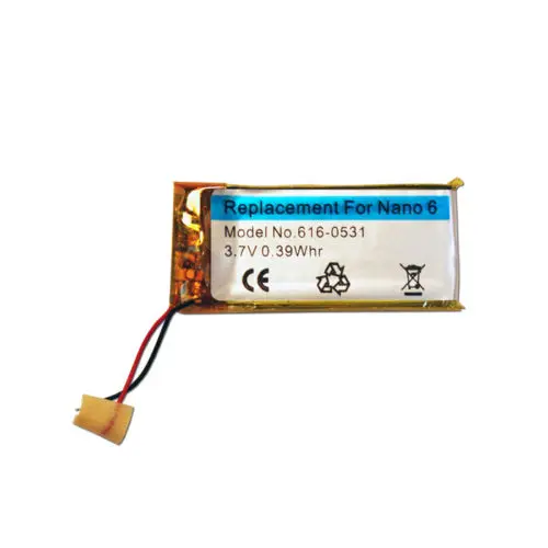 Sinbeda 330mAh 3,7 V литий-ионная аккумуляторная батарея для iPod Nano 6 6th Gen 8GB 16GB для iPod Nano6 батарея 330mAh