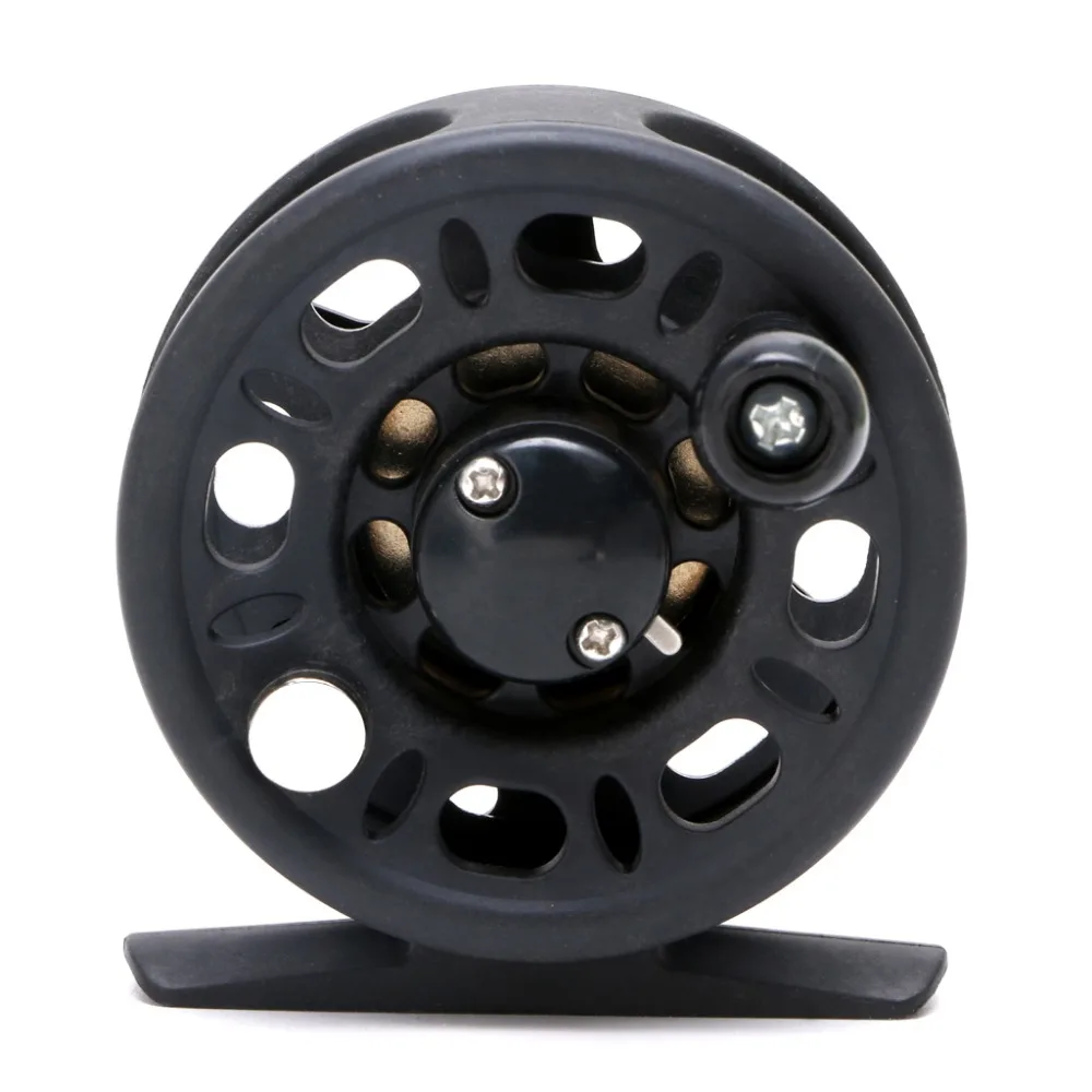 

55g Fly Fish Reel Former 1BB Ball BearingLeft / Right Interchangeable Fish Reel Rafting Plastic Ice Fishing Wheel