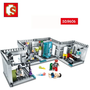 

City Police Biochemical Lab Series Model Assembly Building Block Children's Funny Toy Gifts Compatibility building blocks Nobox