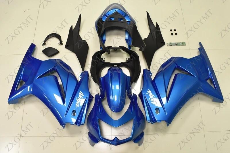 Fairing Kits Ninja 250R 2008 - 2014 Blue Body Kits EX 250 11 12 Abs Fairing EX 250 2010 Fairing Kits Ninja 250R 2008 - 2014 Blue Body Kits EX 250 11 12 Abs Fairing EX 250 2010