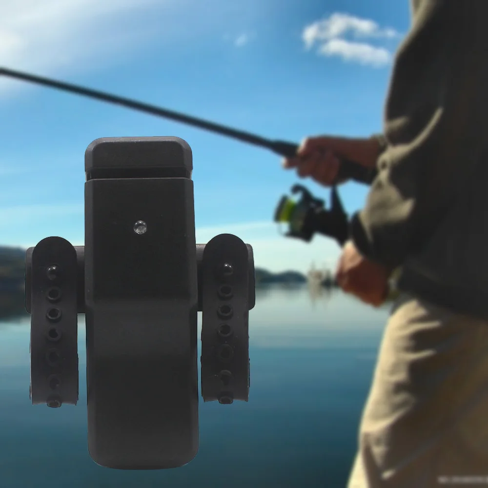 Универсальный рыболовный сигнализатор для укуса, электронный черный сигнализатор для укуса рыбы, звуковой сигнал, светодиодный светильник с зажимом, удочка для ночной рыбалки