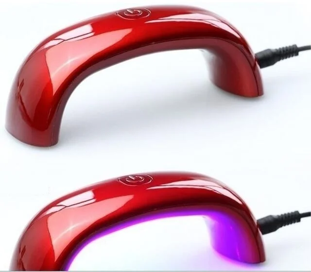 New 9W LED UV Lamp for Curing Nail Dryer Nail Gel Polish Dryer Curing Led Lamp With EU plug