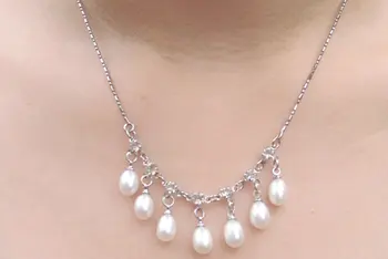 

3 COLORS! FREE SHIPPING High Quality Cheap Natural Freshwater Fashion Pearl Necklace Jewelry Nice Gift 45cm Long 12 PCS/LOT