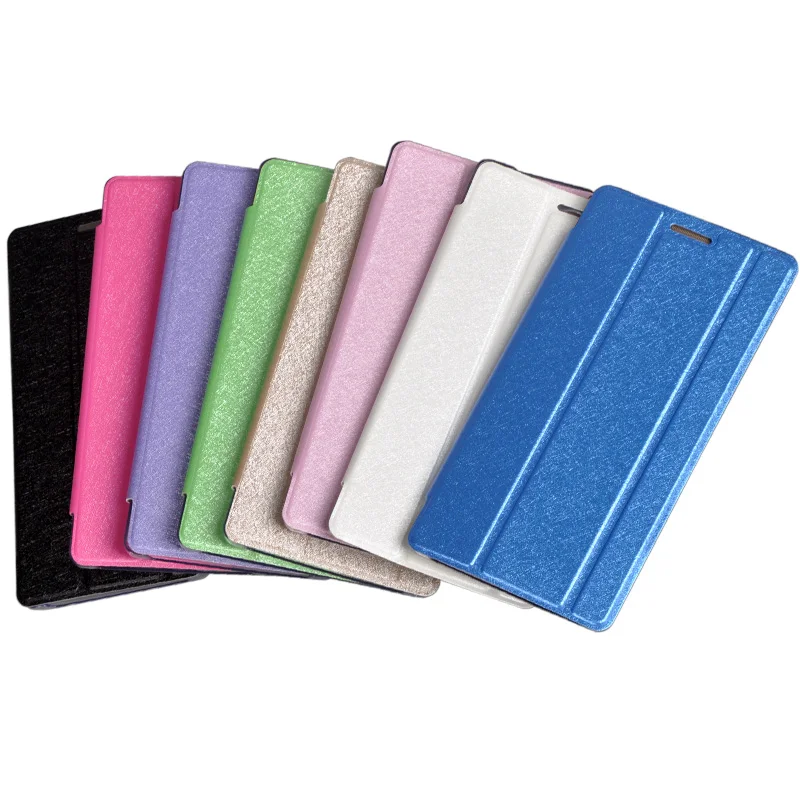 

Phab2 Pro Flip Pouch Cover For Lenovo Phab 2 Pro Tango AR PB2-690N PB2-690M PB2-690Y Case Silk Grain Stand PU Leather Skin Case