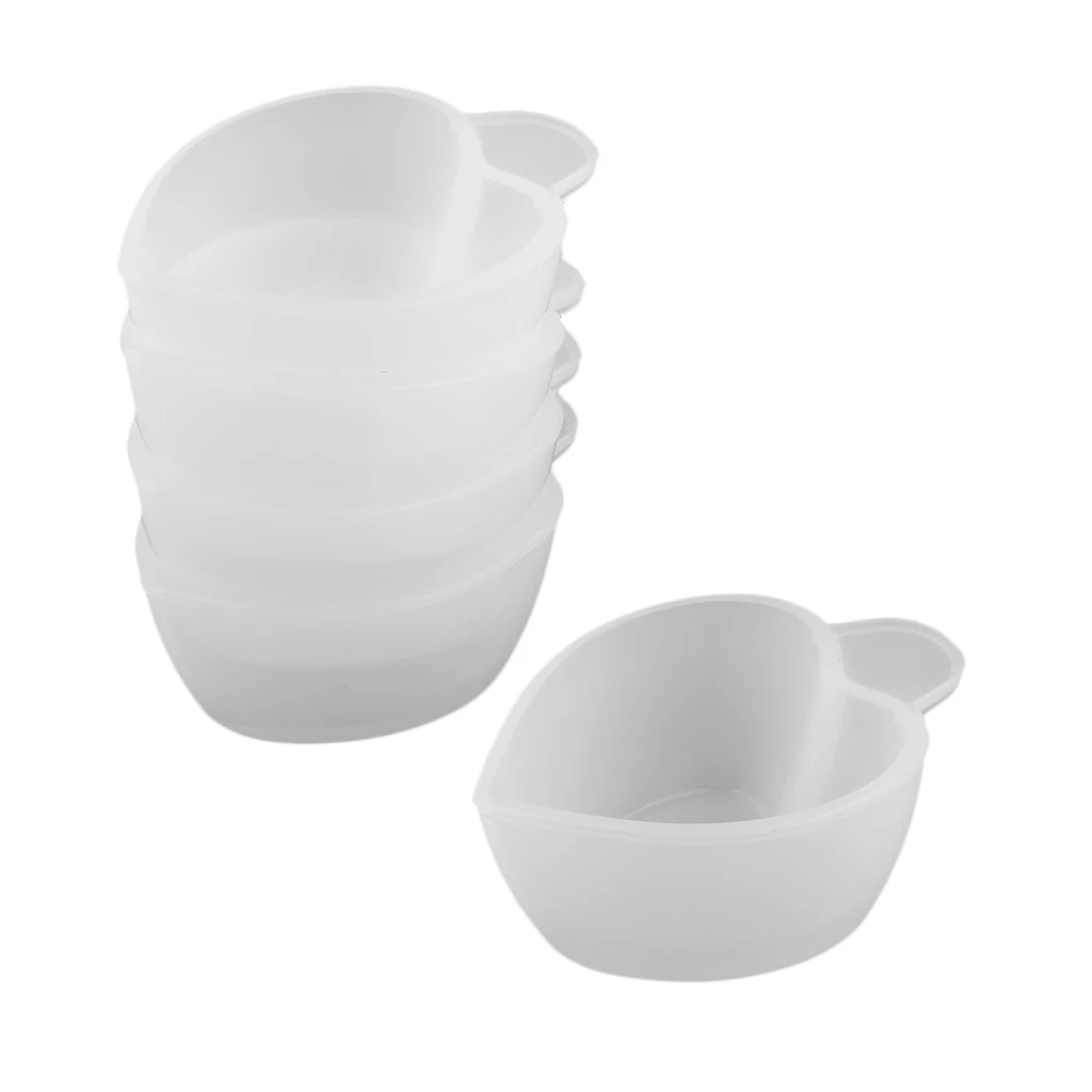 5 Pack Silicone Mold Cup Reusable Epoxy Resin Mixing Cups Dispenser DIY Jewelry Making Resin Glue Tools
