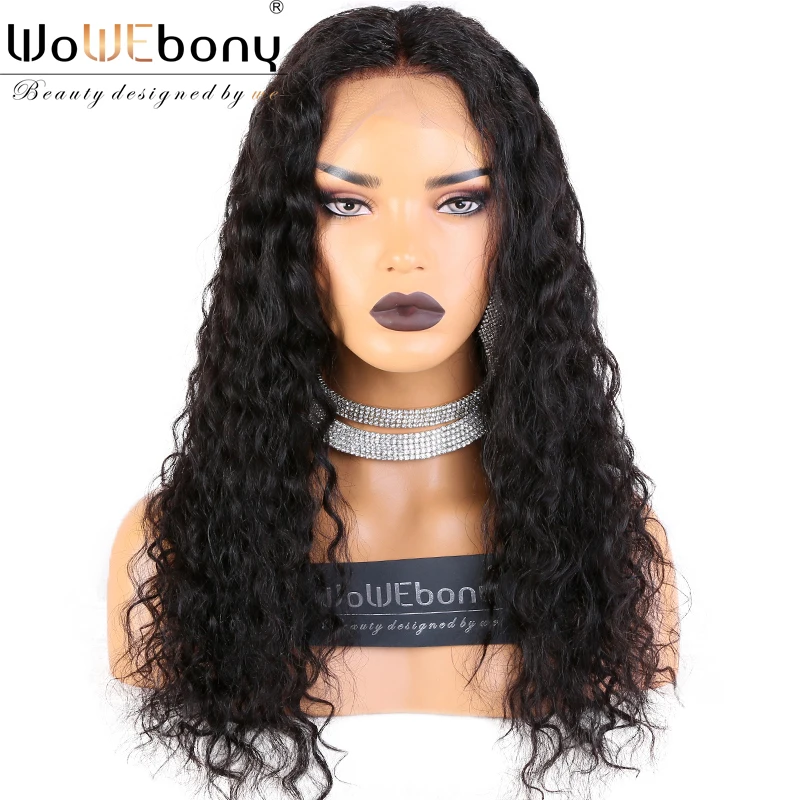 

Lace Front Human Hair Wigs 13*6 Brazilian Remy Human Hair Wigs Curly Pre-Plucked Bleach Knots Pre-Added Elastic Band